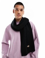 knitted scarf in black