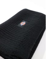 knitted scarf in black