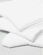 Bella 3-pack ribbed socks in white