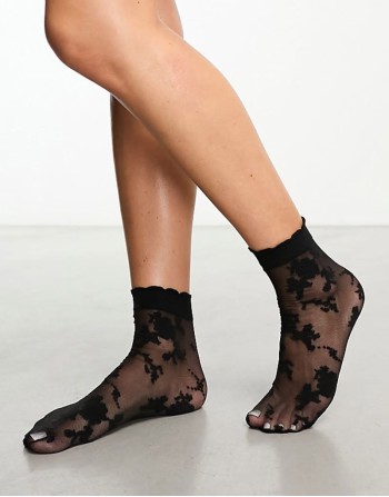 black lace sock