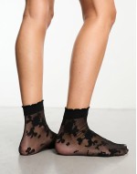 black lace sock