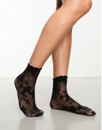 black lace sock