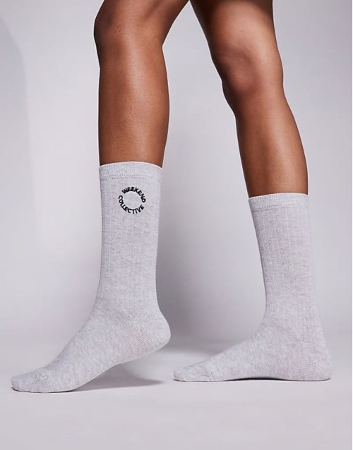 Weekend Collective socks in grey