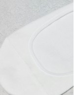 2 pack sneaker socks in white