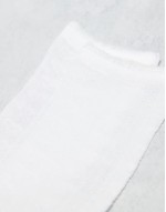 2 pack jaquard sock in white