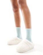 glitter sock in turquoise