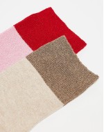 Cotton On 2 pack ribbed sparkle crew sock