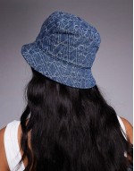 Special Offer monogram bucket hat in mid blue