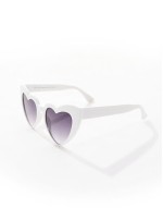heart sunglasses in white
