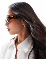 soft cat eye sunglasses in tortoiseshell