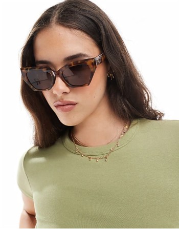 Persei cateye sunglasses in tort